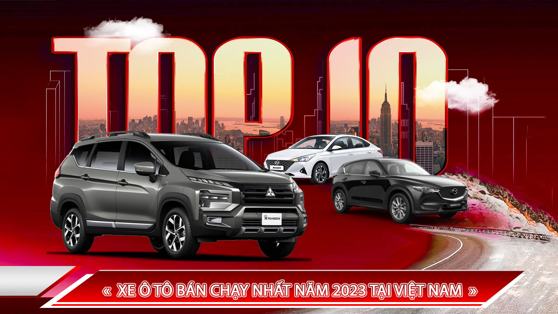 TOP 10 XE Ô TÔ BÁN CHẠY NHẤT NĂM 2023 TẠI VIỆT NAM